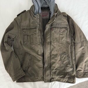 Levi’s Olive Green Quilt Lined Jacket